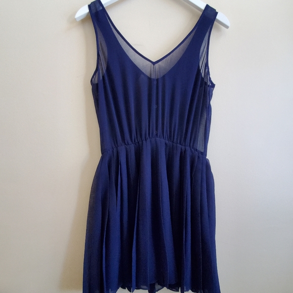 Vintage Sleeveless blouse like dress with snap button opening, small - Picture 5 of 6